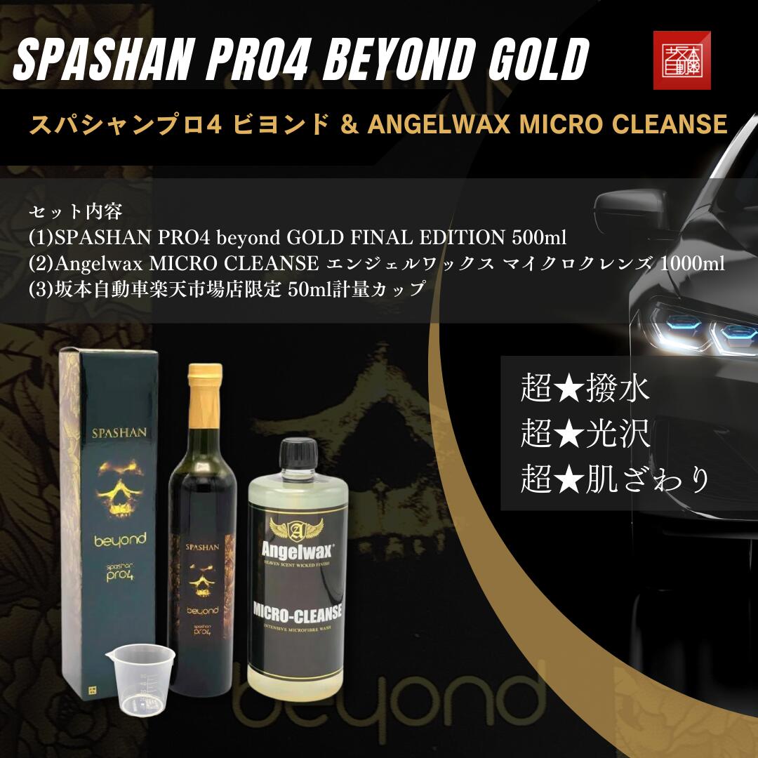 SPASHAN PRO4 beyond GOLD FINAL EDITION スパシャンプロ4  ビヨンド ゴールドファイナルエディション 洗車 コーティング - 3