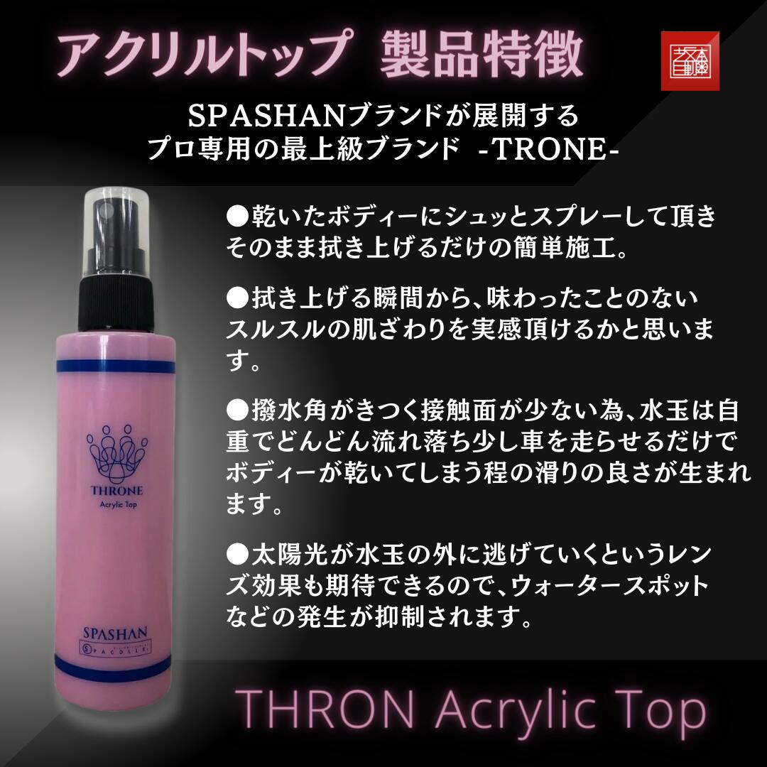 スパシャン　SPASHAN  アクリルトップ　THRONE  セット売り